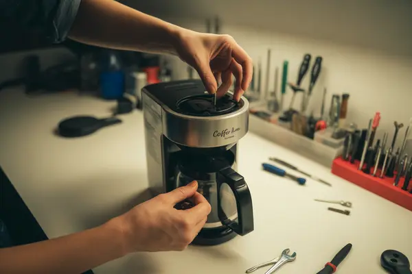 fixing a coffee maker