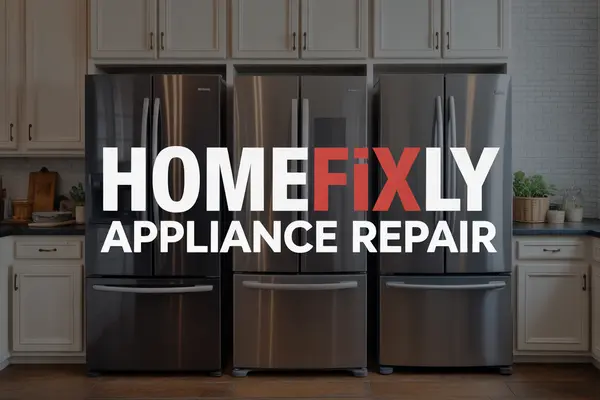 refrigerator with a visible compressor being repaired